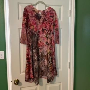 Pink Cubism tunic, size Medium